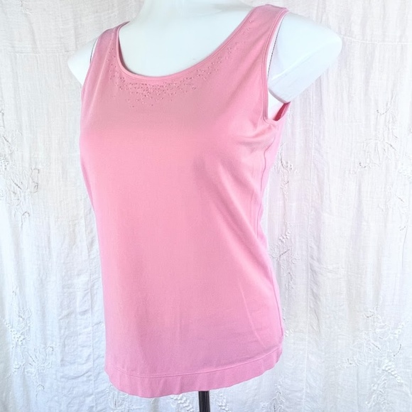 Tommy Bahama Beaded Embroidered Barbie Tank Top 🌸Host Pick🌸 - Picture 9 of 12